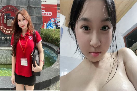 Ân ái sinh viên NEU dáng đầy đặn kiều diễm